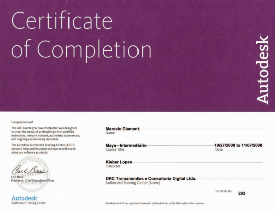 Autodesk Maya Intermediário (3D) Autodesk