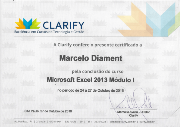 Excel Básico Clarify