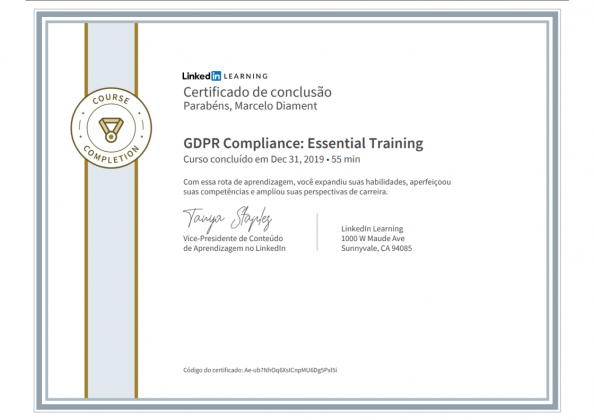 GDPR Compliance Essential Training LinkedIn Learning