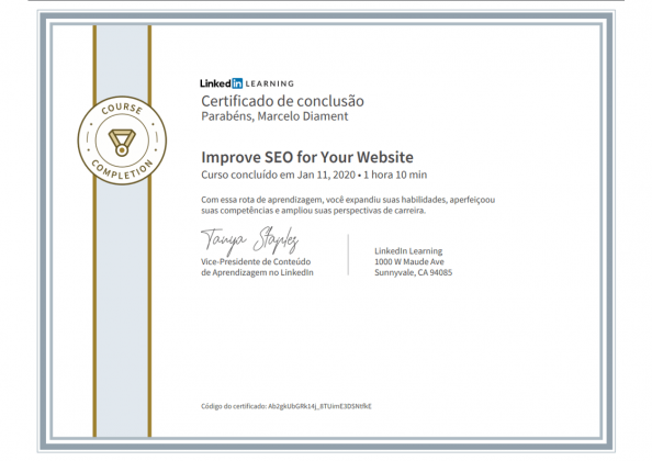 Improve SEO for your Website LinkedIn Learning