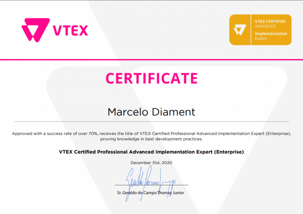 VTEX Advanced Implementation Expert (Enterprise) VTEX